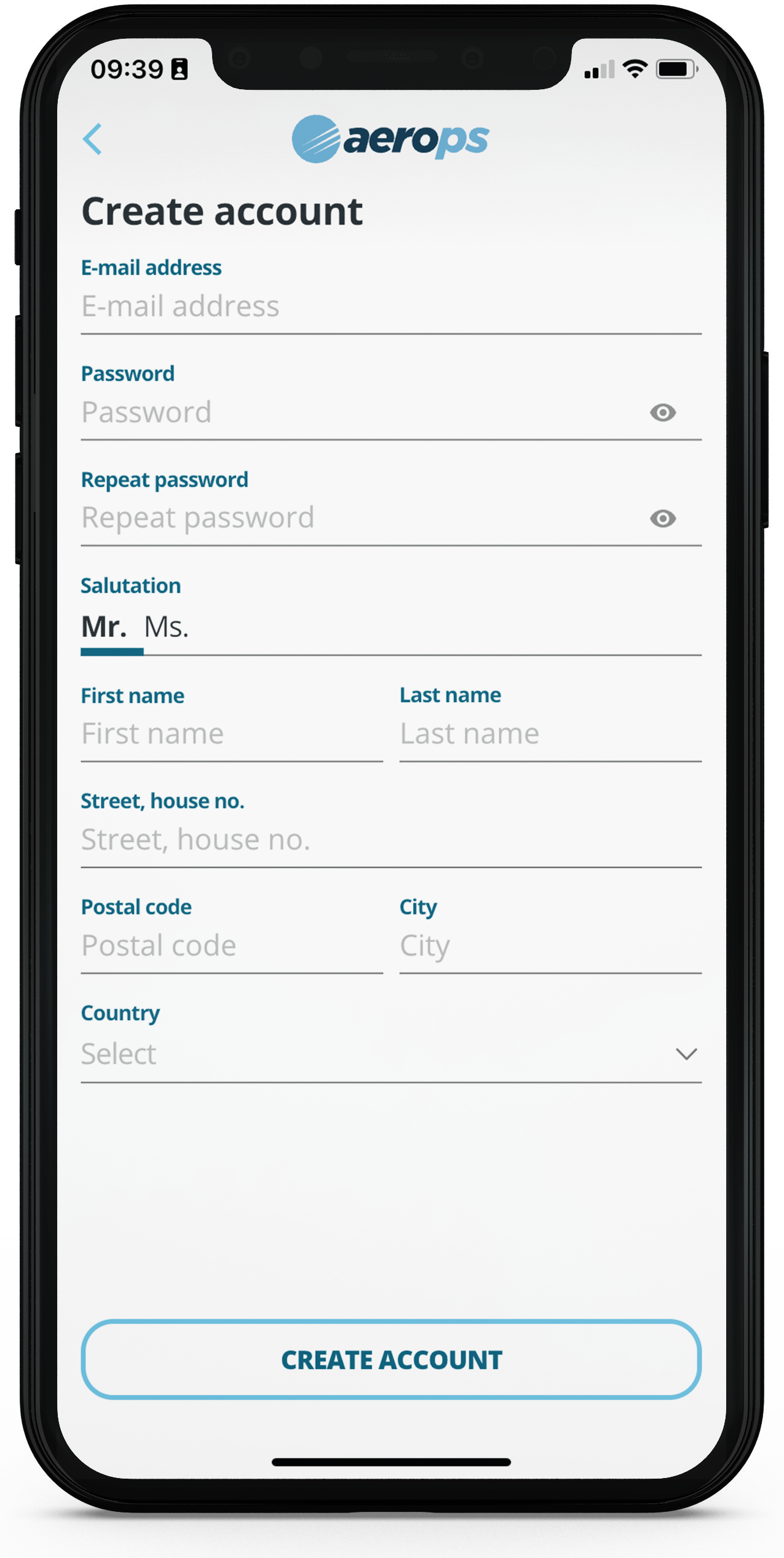 Create your aerops account