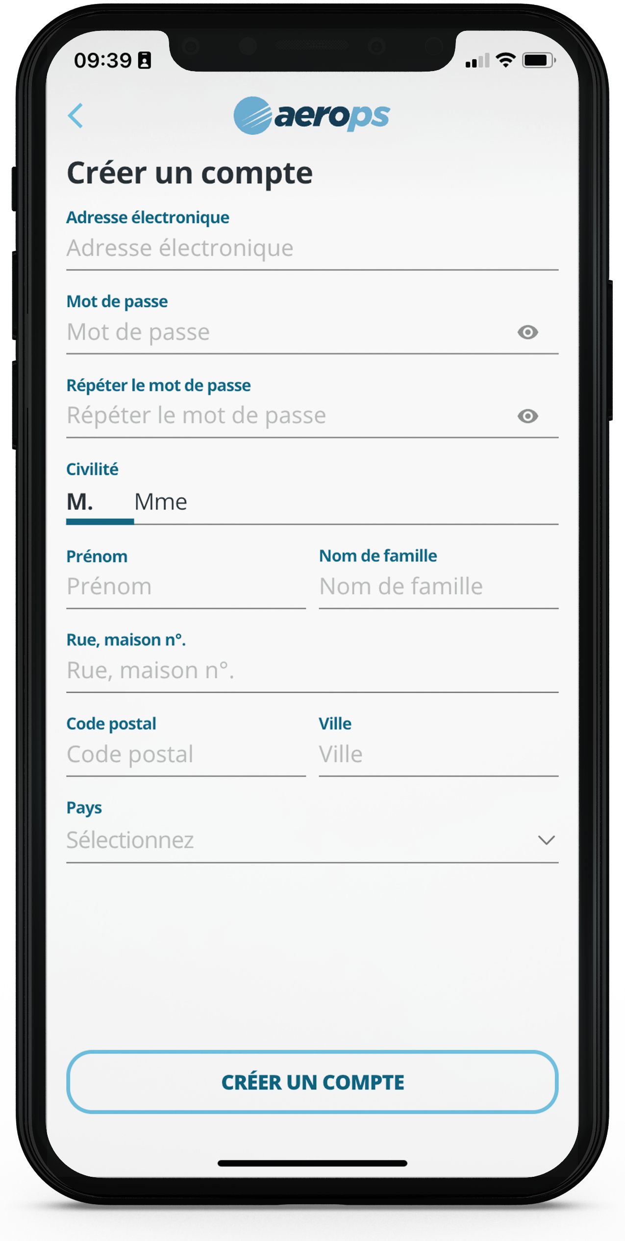 Créer un aerops compte